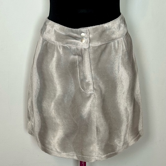 EUC Free People Metallic Mini Skirt *Vintage Y2K/90s* - Picture 6 of 15